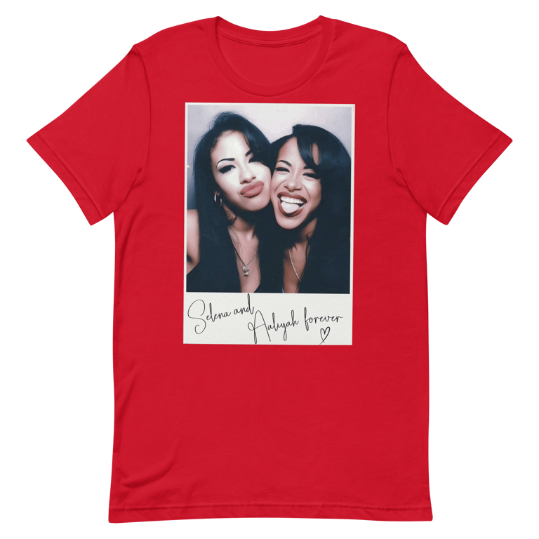 Vintage Aaliyah & Selena Forever T-Shirt – Queens of R&B 👑🎶